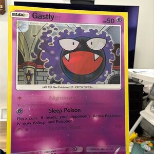 Gastly Pokémon Hologram Card
